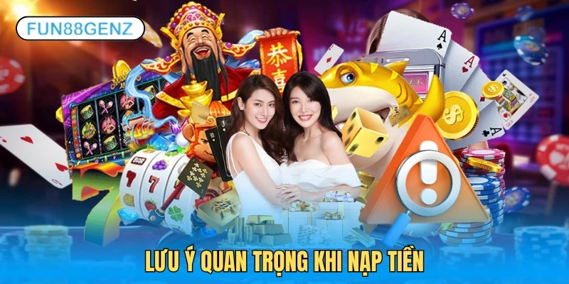 Nạp tiền thành công lần đầu với các chú ý quan trọng